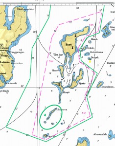 Fartbegränsning Södra Tiraöar